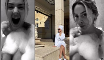 Küvetteki Pozlarını Paylaştı!