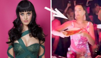 Katy Perry,  Dinleyicilere Pizza Fırlattı!