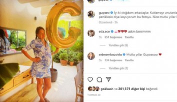 Gupse'den Doğum Günü Pozu!