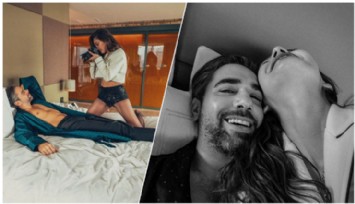 Çiftin Yatak Pozları Olay Oldu!