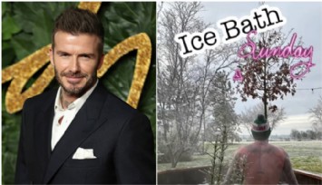 David Beckham Buz Banyosu Yaptı!