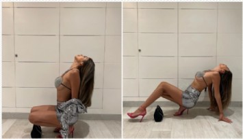 Merve Taşkın, Pozuyla Sınırları Zorladı!