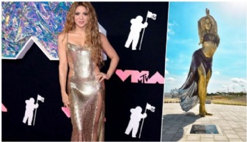 Shakira'nın Heykeli Görenleri Şaşırttı!