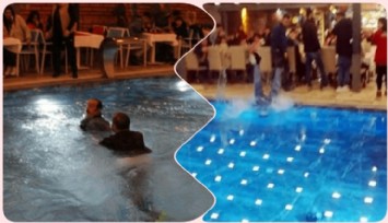 Türkücü Mustafa Keser Havuza Düştü!