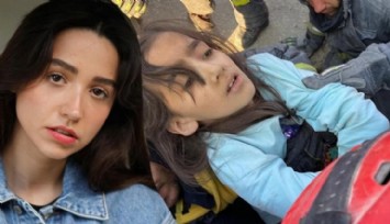 Zeynep Bastık'tan Enkazdan Çıkarılan İki Kardeşe Destek!