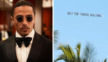 Nusret Gökçe, Gökyüzüne 'Yardım Pankartı' Açtırdı!