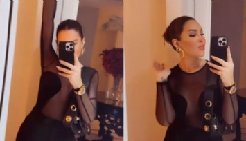 Selin Ciğerci Transparanıyla Poz Verdi!