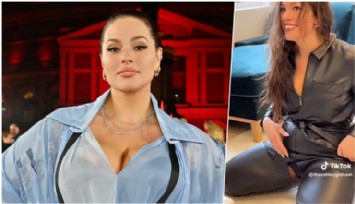 Ashley Graham Takla Atarken Zor Anlar Yaşadı!