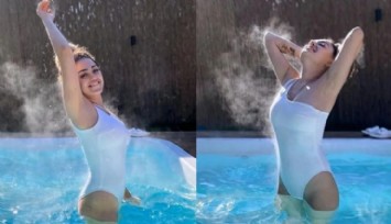 Dilan Çıtak, Beyaz Mayosuyla Dikkat Çekti!