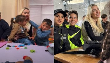 Hadise Hatay'da Çocuklarla Buluştu!