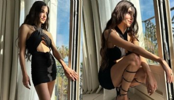 Erçel'in Mini Elbiseli Pozlarına Beğeni Yağdı!