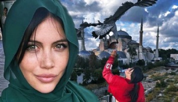 Wanda Nara'dan Ayasofya Önünde Poz!