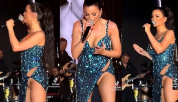 Ünlü Şarkıcının Dekoltesi Dünya Basınında!